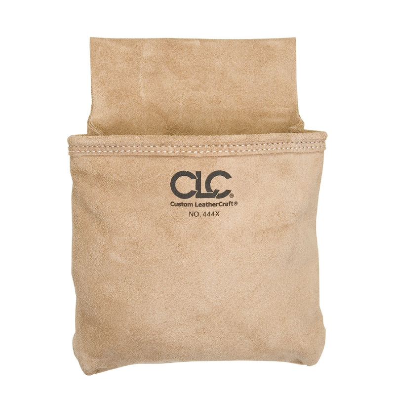 CLC 1 in. W X 12.75 in. H Suede Tool Pouch 1 pocket Tan