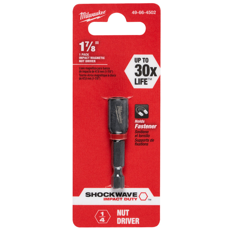 Milwaukee Shockwave 1/4 in. X 1-7/8 in. L Steel Nut Driver