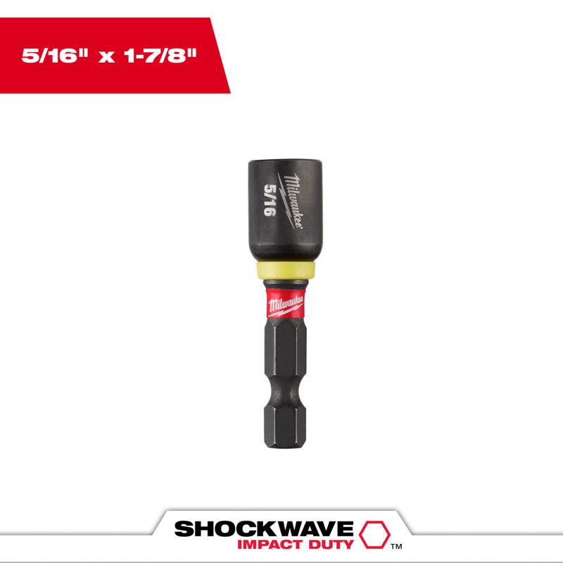 Milwaukee Shockwave 5/16 in. X 1-7/8 in. L Steel Nut Driver