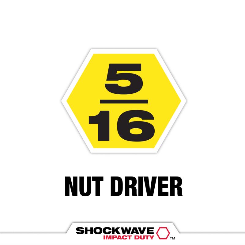 Milwaukee Shockwave 5/16 in. X 1-7/8 in. L Steel Nut Driver
