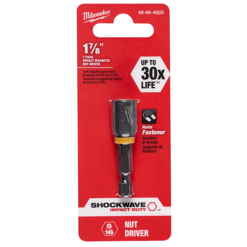 Milwaukee Shockwave 5/16 in. X 1-7/8 in. L Steel Nut Driver
