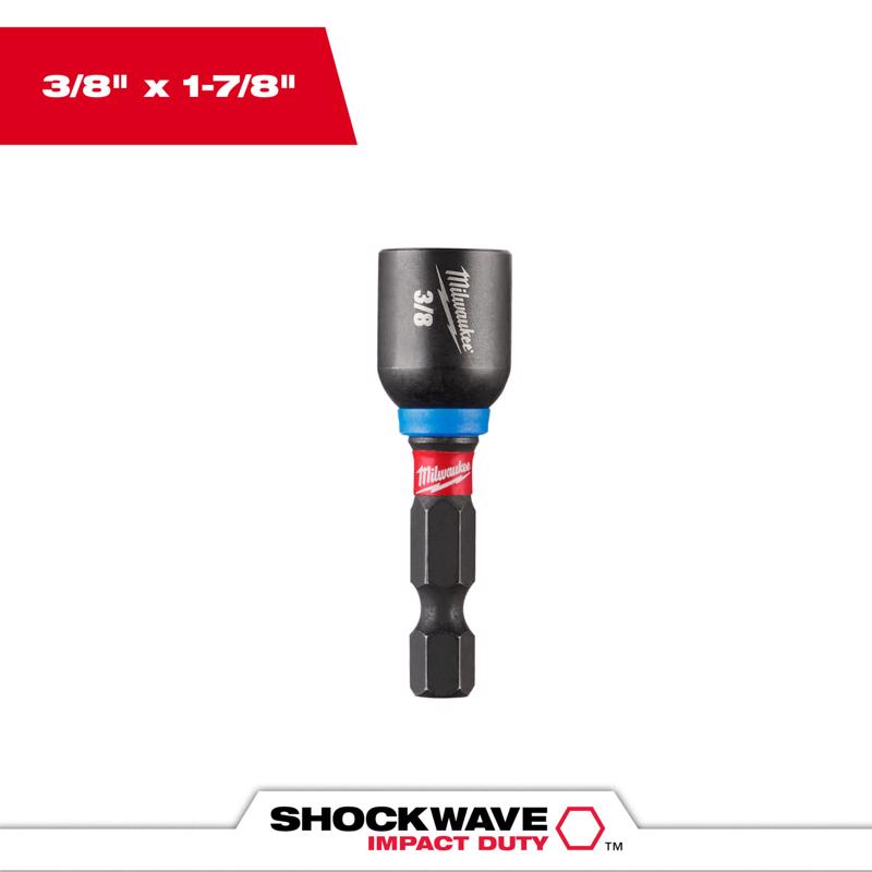 Milwaukee Shockwave 3/8 in. X 1-7/8 in. L Steel Nut Driver