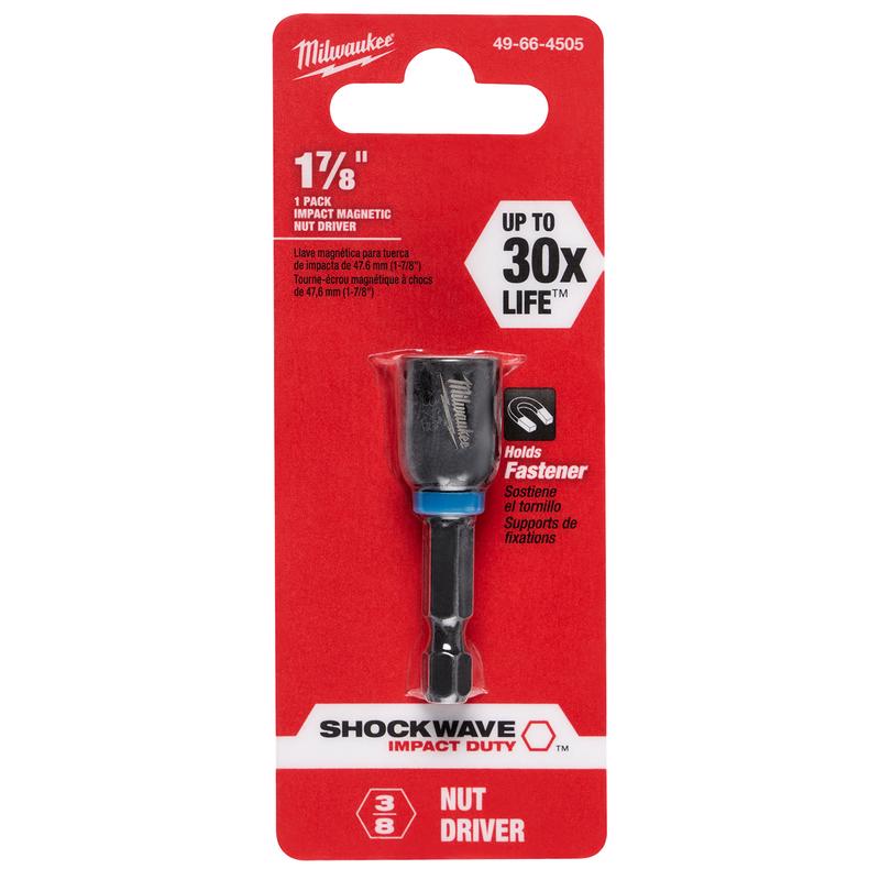 Milwaukee Shockwave 3/8 in. X 1-7/8 in. L Steel Nut Driver