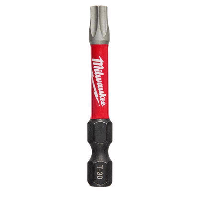 Milwaukee Shockwave Torx T30 X 2 in. L Power Bit Alloy Steel