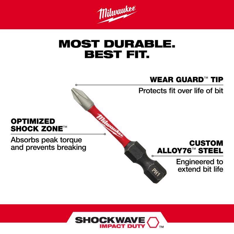 Milwaukee Shockwave Torx T30 X 2 in. L Power Bit Alloy Steel
