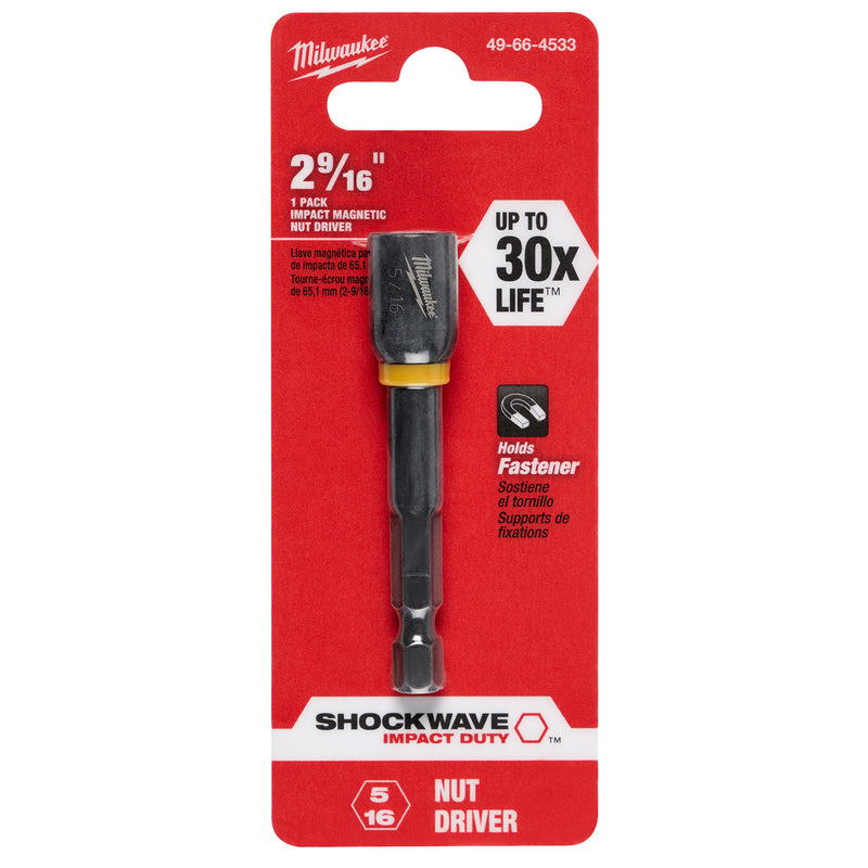 Milwaukee Shockwave 5/16 in. X 0.71 in. L Steel Nut Driver