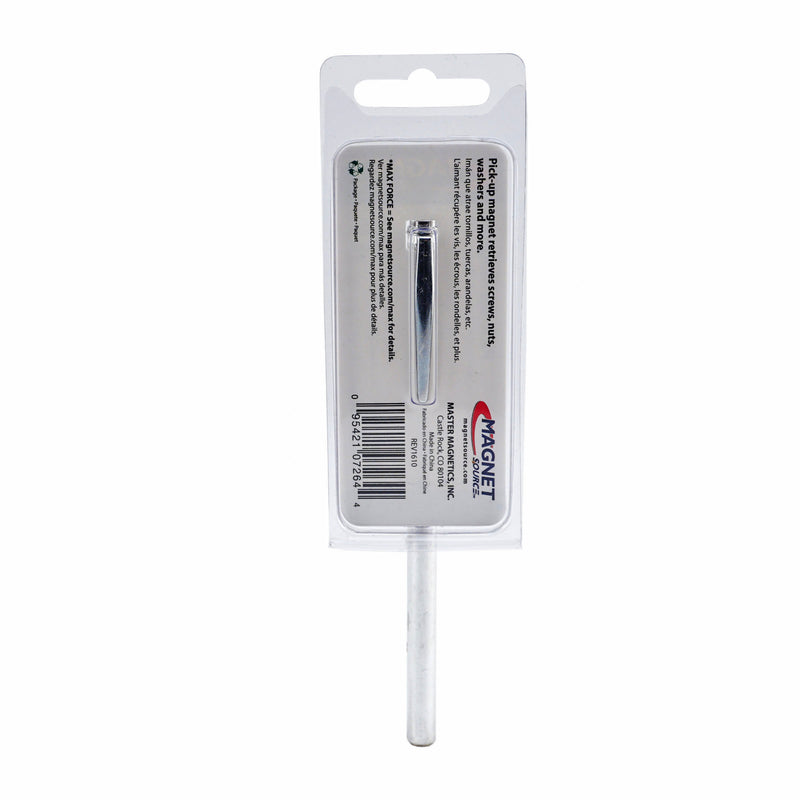 Magnet Source 5.75 in. L X .25 in. W Silver Pocket Pick-Up Magnet 2 lb. pull