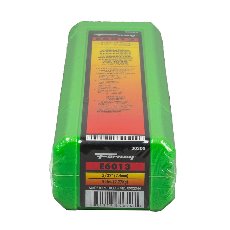 Forney 3/32 in. D X 14.6 in. L E6013 Mild Steel Welding Electrodes 83000 psi 5 lb