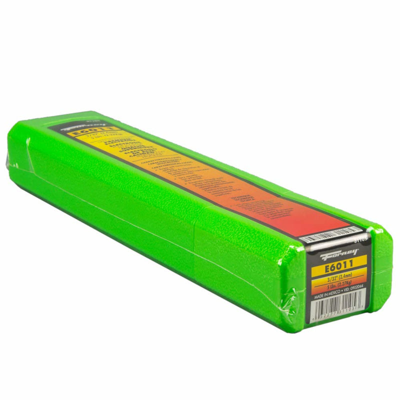 Forney 3/32 in. D X 14.6 in. L E6011 Mild Steel Welding Rods 88000 psi 5 lb
