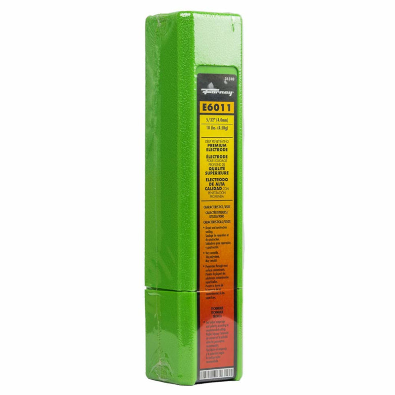 Forney 5/32 in. D X 14.6 in. L E6011 Mild Steel Welding Electrodes 60000 psi 10 lb
