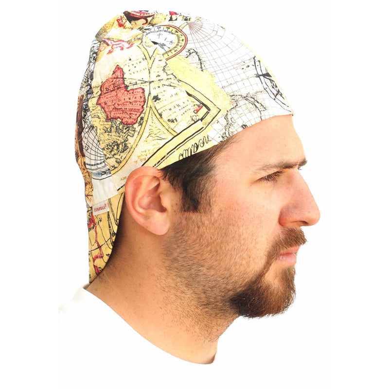 Forney 7.25 in. H X 7.25 in. W Cotton Welding Cap Multicolored