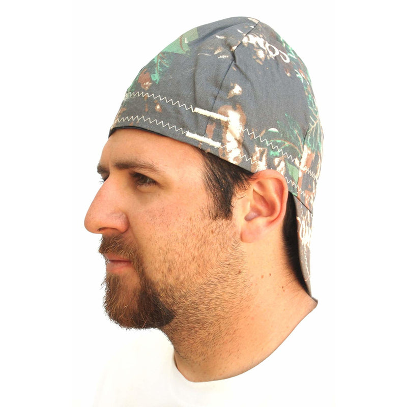 Forney 7-3/8 in. W Cotton Welding Cap Multicolored