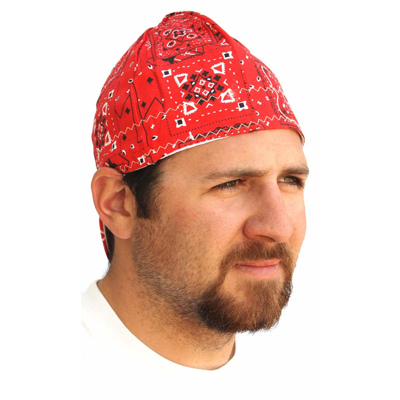Forney 7.5 in. H X 7.5 in. W Cotton Welding Cap Multicolored