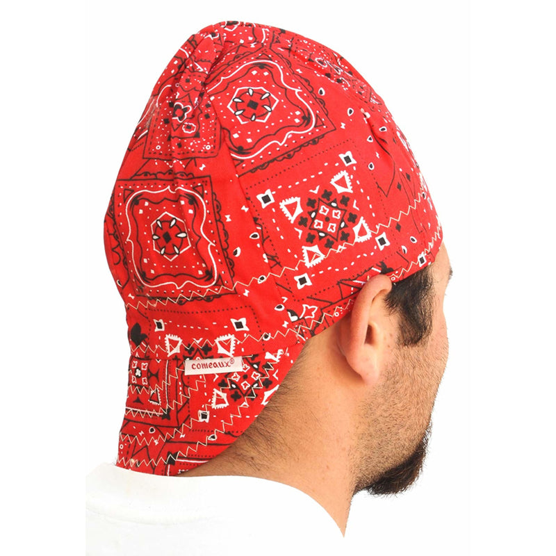 Forney 7.5 in. H X 7.5 in. W Cotton Welding Cap Multicolored