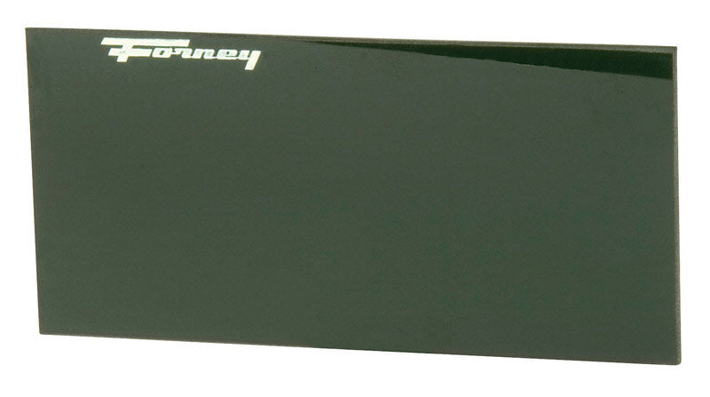 Forney 2 in. H X 4.3 in. W Hardened Glass Welding Helmet Lens 9 Black