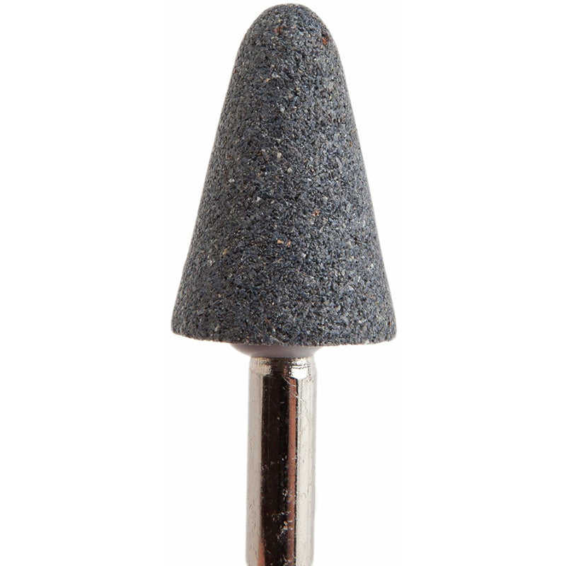 Forney 1-1/8 in. D X 3/4 in. L Aluminum Oxide Stem Mounted Point Cone 38550 rpm