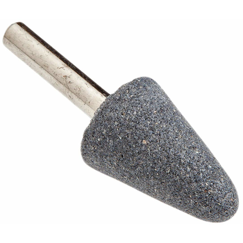 Forney 1-1/8 in. D X 3/4 in. L Aluminum Oxide Stem Mounted Point Cone 38550 rpm