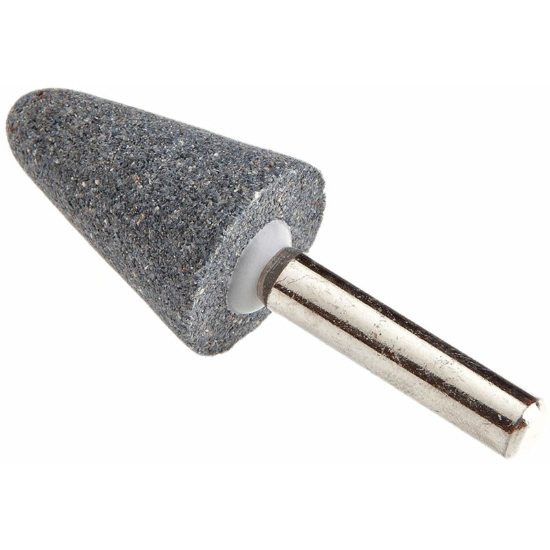 Forney 1-1/8 in. D X 3/4 in. L Aluminum Oxide Stem Mounted Point Cone 38550 rpm