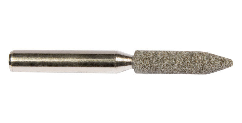 Forney 1-1/8 in. D X 1/4 in. L Aluminum Oxide Stem Mounted Point Cone 50510 rpm