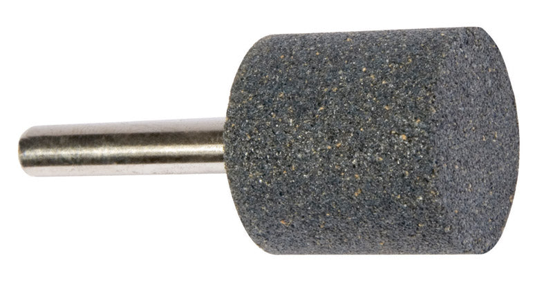 Forney 1 in. D X 1 in. L Aluminum Oxide Stem Mounted Point Cylinder 3450 rpm