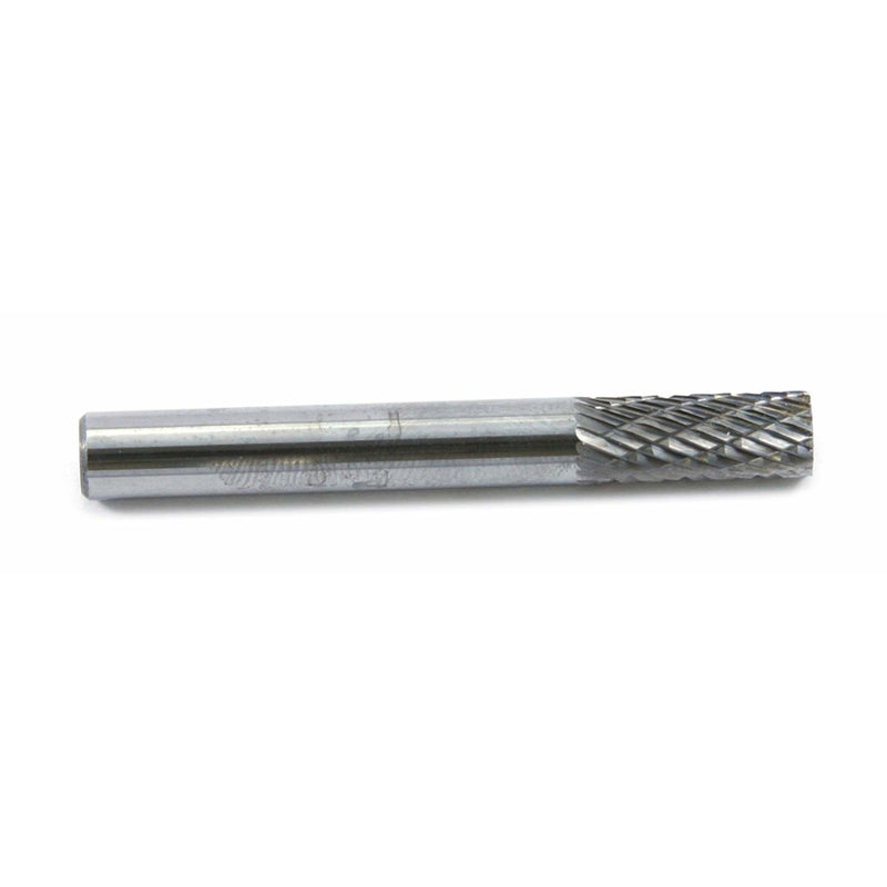 Forney 1/4 in. D X 2.5 in. L Cylinder Burr Tungsten Carbide