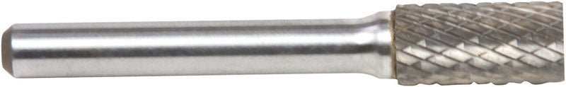 Forney 3/8 in. D X 2.5 in. L Cylinder Burr Tungsten Carbide
