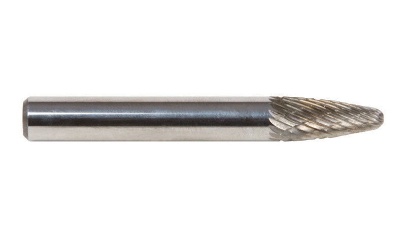 Forney 1/4 in. D X 2.5 in. L Tree Burr Tungsten Carbide