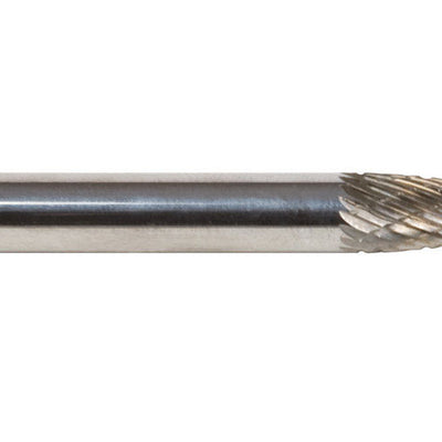 Forney 1/4 in. D X 2.5 in. L Tree Burr Tungsten Carbide