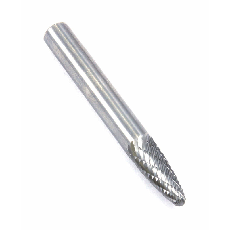 Forney 1/4 in. D X 2.5 in. L Tree Burr Tungsten Carbide