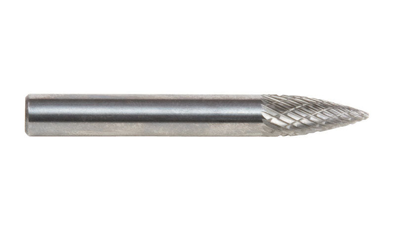 Forney 1/4 in. D X 2.5 in. L Tree Burr Tungsten Carbide