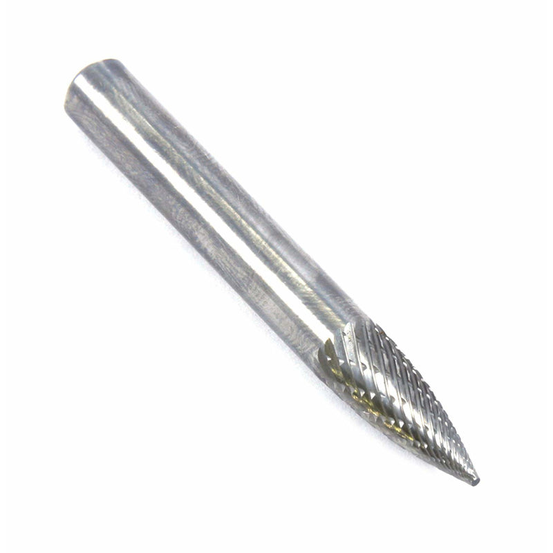 Forney 1/4 in. D X 2.5 in. L Tree Burr Tungsten Carbide