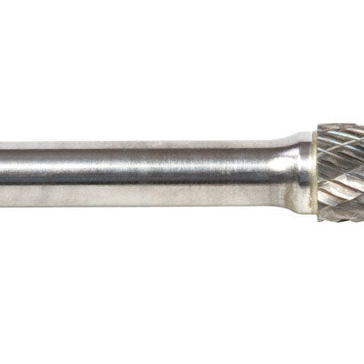 Forney 3/8 in. D X 2.5 in. L Tree Burr Tungsten Carbide