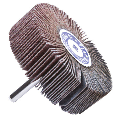 Forney 3 in. D X 1/4 in. Aluminum Oxide Flap Wheel 80 Grit