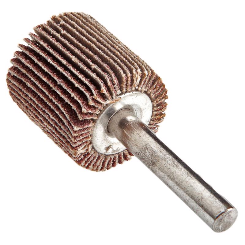 Forney 1 in. D X 1/4 in. Aluminum Oxide Flap Wheel 80 Grit