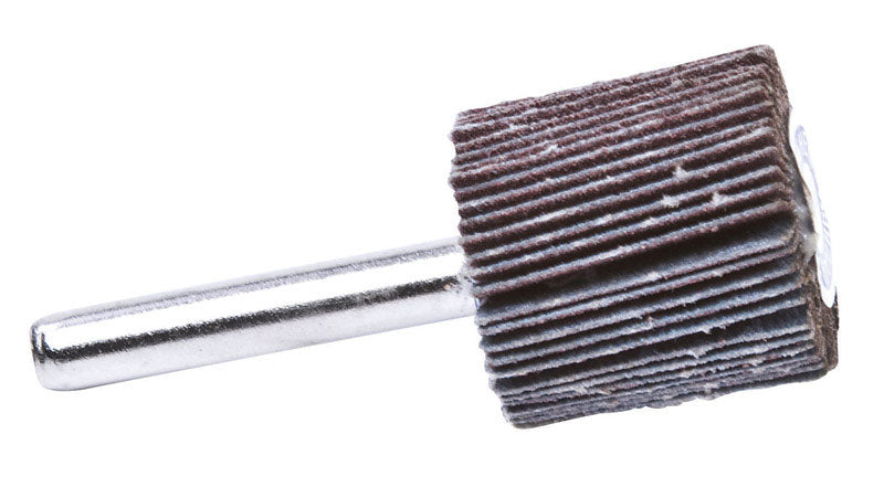 Forney 1 in. D X 1/4 in. Aluminum Oxide Flap Wheel 120 Grit