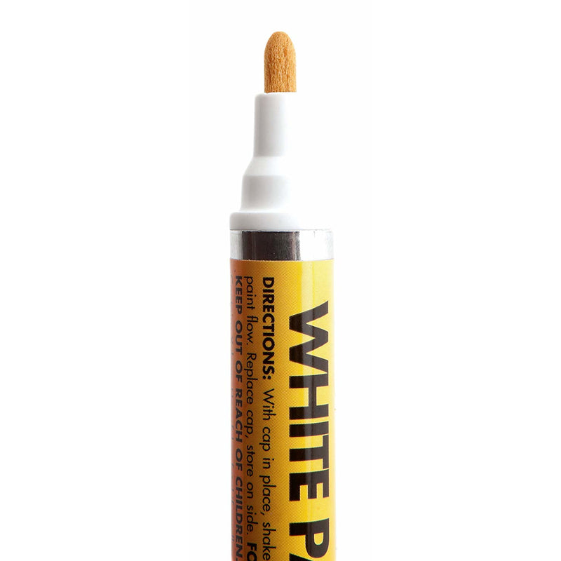 Forney 8.75 in. L X 1.88 in. W White Paint Marker