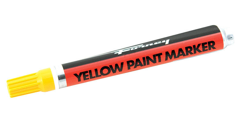 Forney 8.75 in. L X 1.88 in. W Yellow Paint Marker