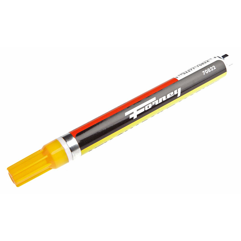 Forney 8.75 in. L X 1.88 in. W Yellow Paint Marker