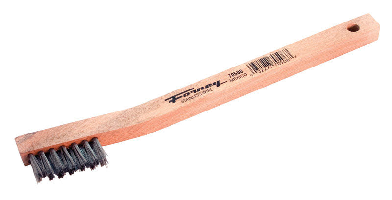 Forney 7-3/4 in. L X 1.25 in. W Scratch Brush Stainless Steel