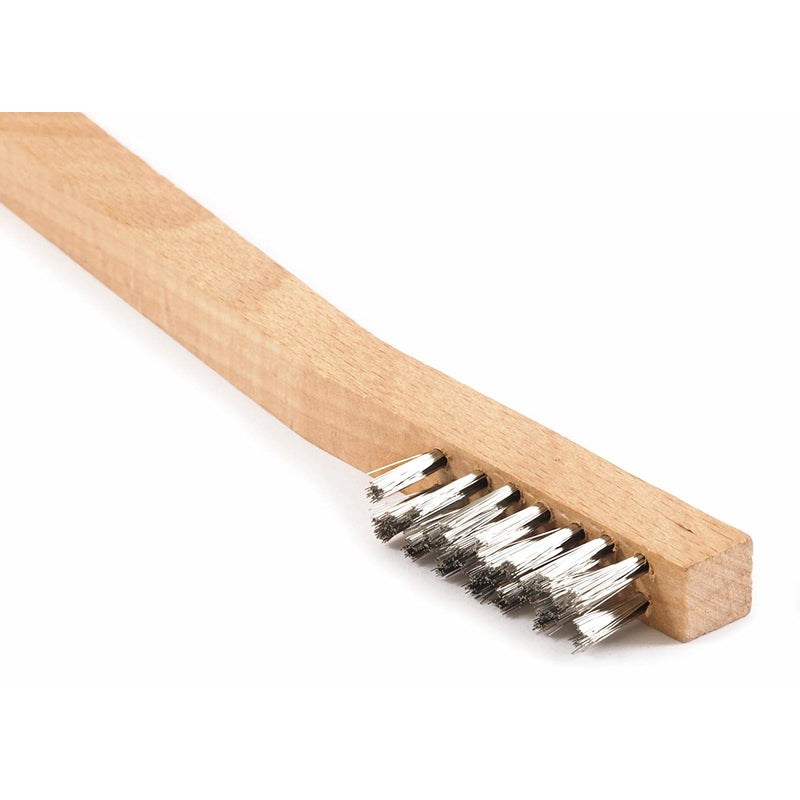Forney 7-3/4 in. L X 1.25 in. W Scratch Brush Stainless Steel