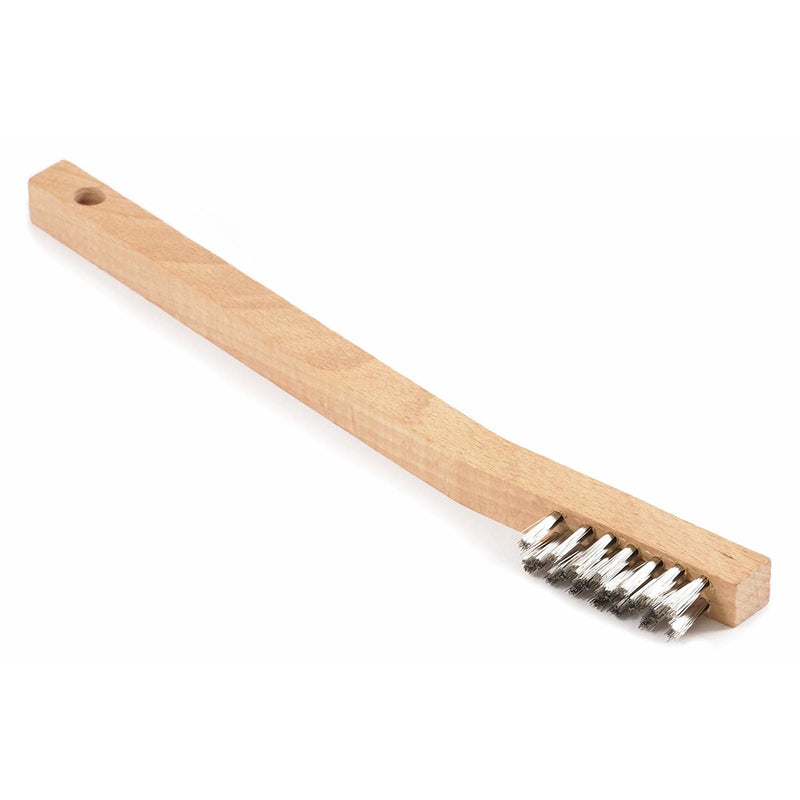Forney 7-3/4 in. L X 1.25 in. W Scratch Brush Stainless Steel