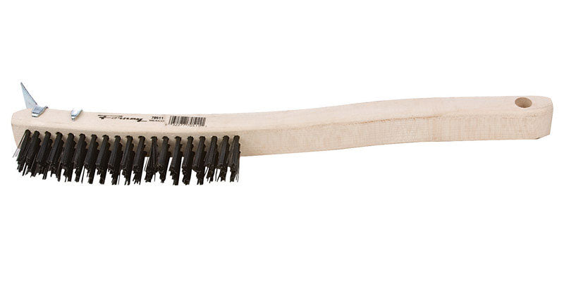 Forney 13-11/16 in. L X 3 in. W Scratch Brush Steel