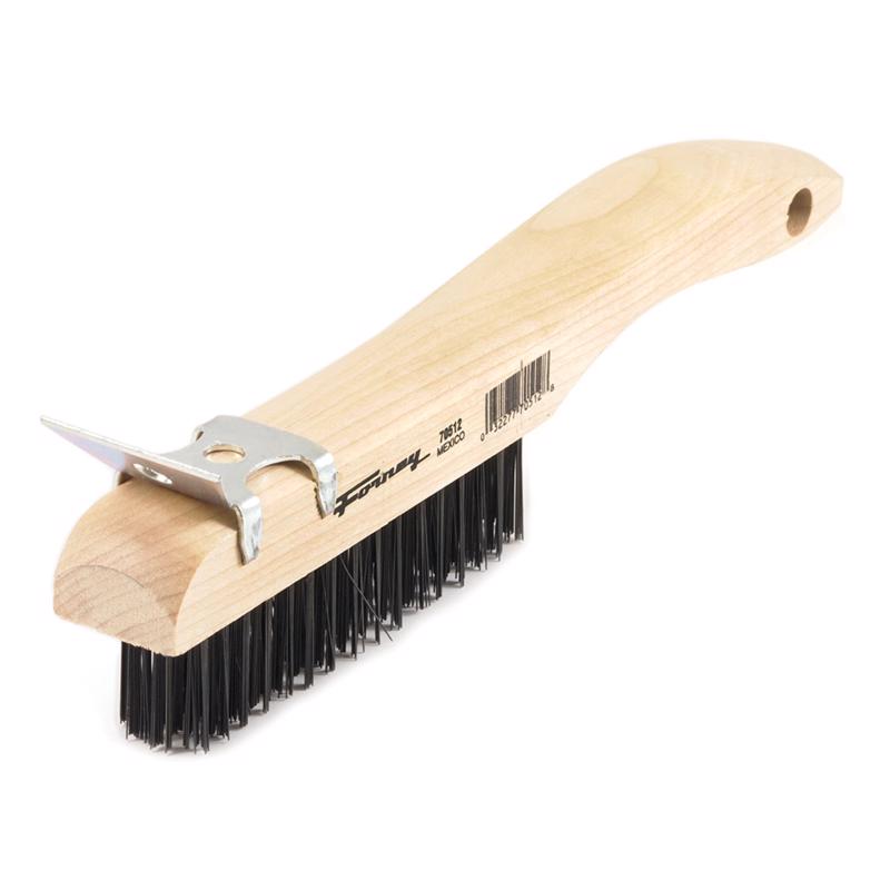 Forney 10-1/4 in. L X 2.75 in. W Scratch Brush Steel