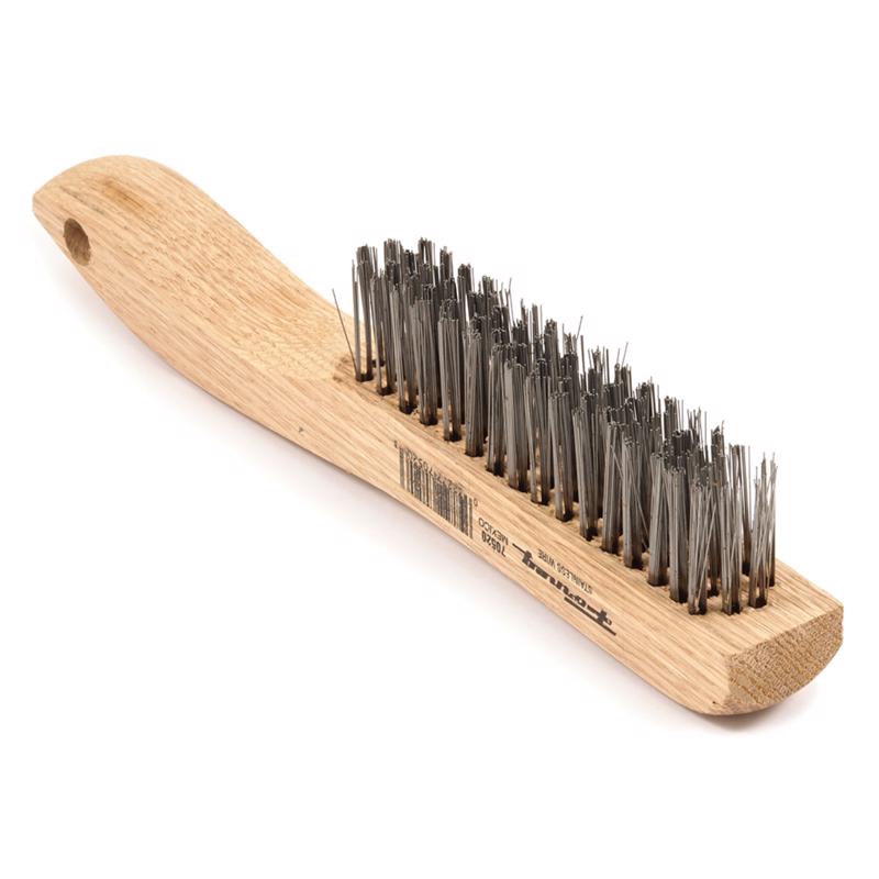Forney 9.5 in. L X 10.25 in. W Scratch Brush Stainless Steel