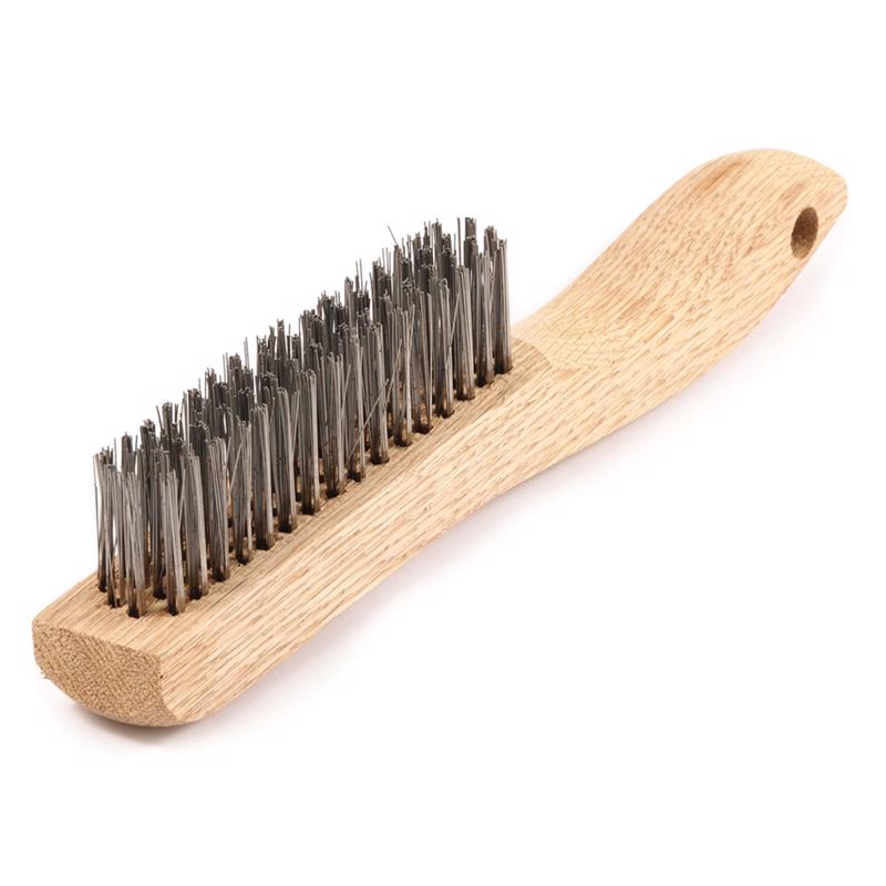 Forney 9.5 in. L X 10.25 in. W Scratch Brush Stainless Steel