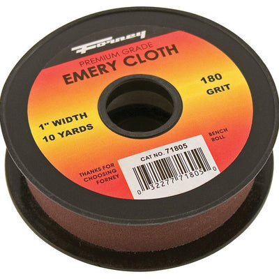 Forney 360 in. L X 1 in. W 180 Grit Emery Sandpaper
