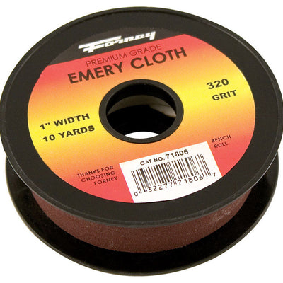 Forney 360 in. L X 1 in. W 320 Grit Emery Sandpaper