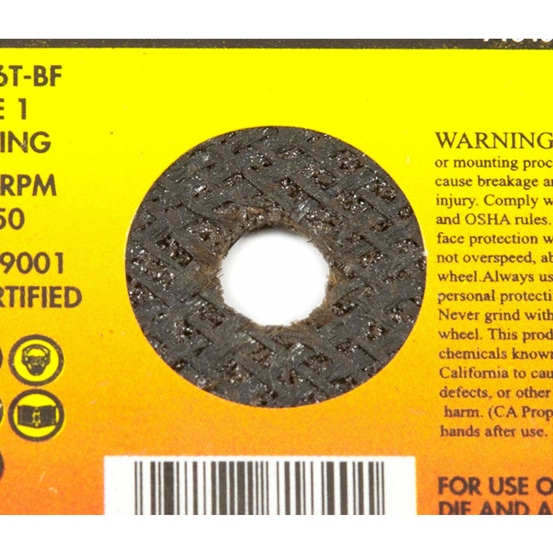 Forney 3 in. D X 1/4 in. Aluminum Oxide Metal Cut-Off Wheel