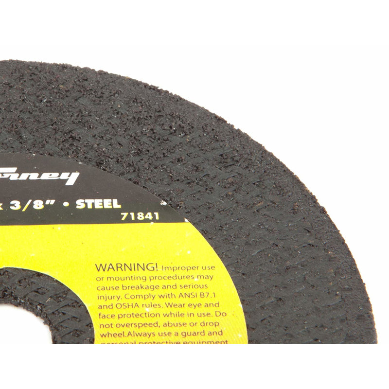 Forney 3 in. D X 3/8 in. Aluminum Oxide Metal Cut-Off Wheel