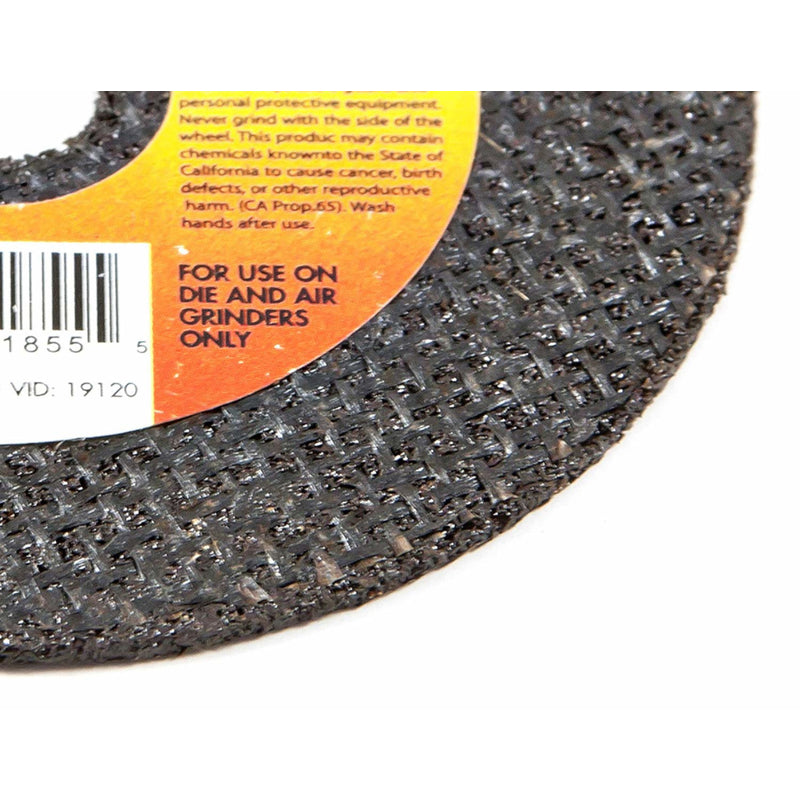 Forney 3 in. D X 3/8 in. Aluminum Oxide Metal Cut-Off Wheel